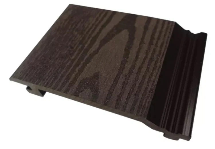 Panneau de mur extérieur WPC de panneau en plastique en bois d'Eco