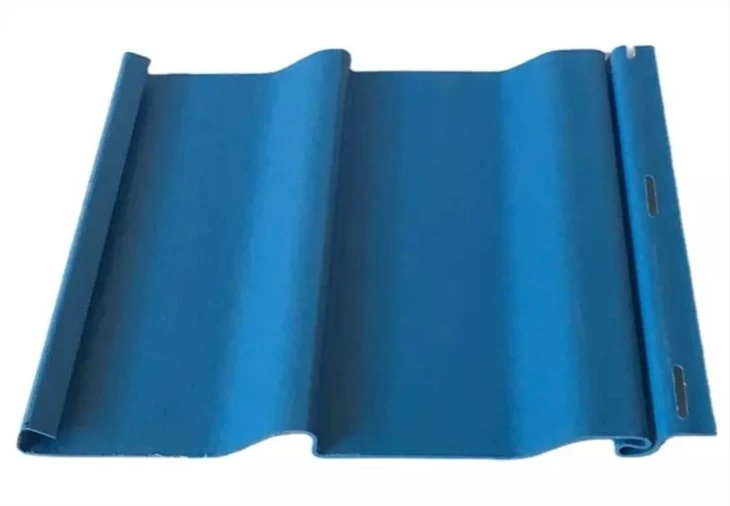 Blue color PVC vinyl siding for outdoor wall decoration