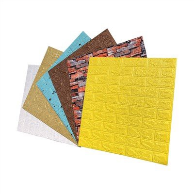 Autocollant mural en mousse de brique 3D