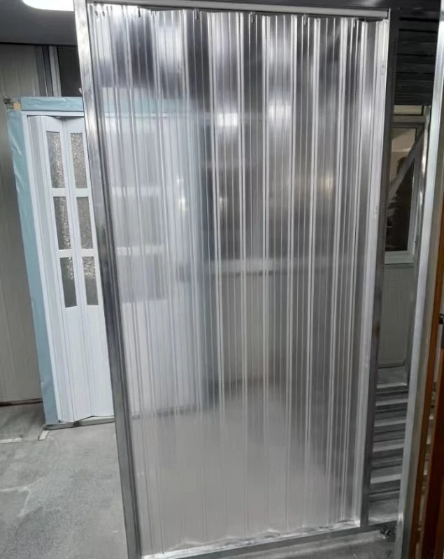 Transparency PVC Folding Door